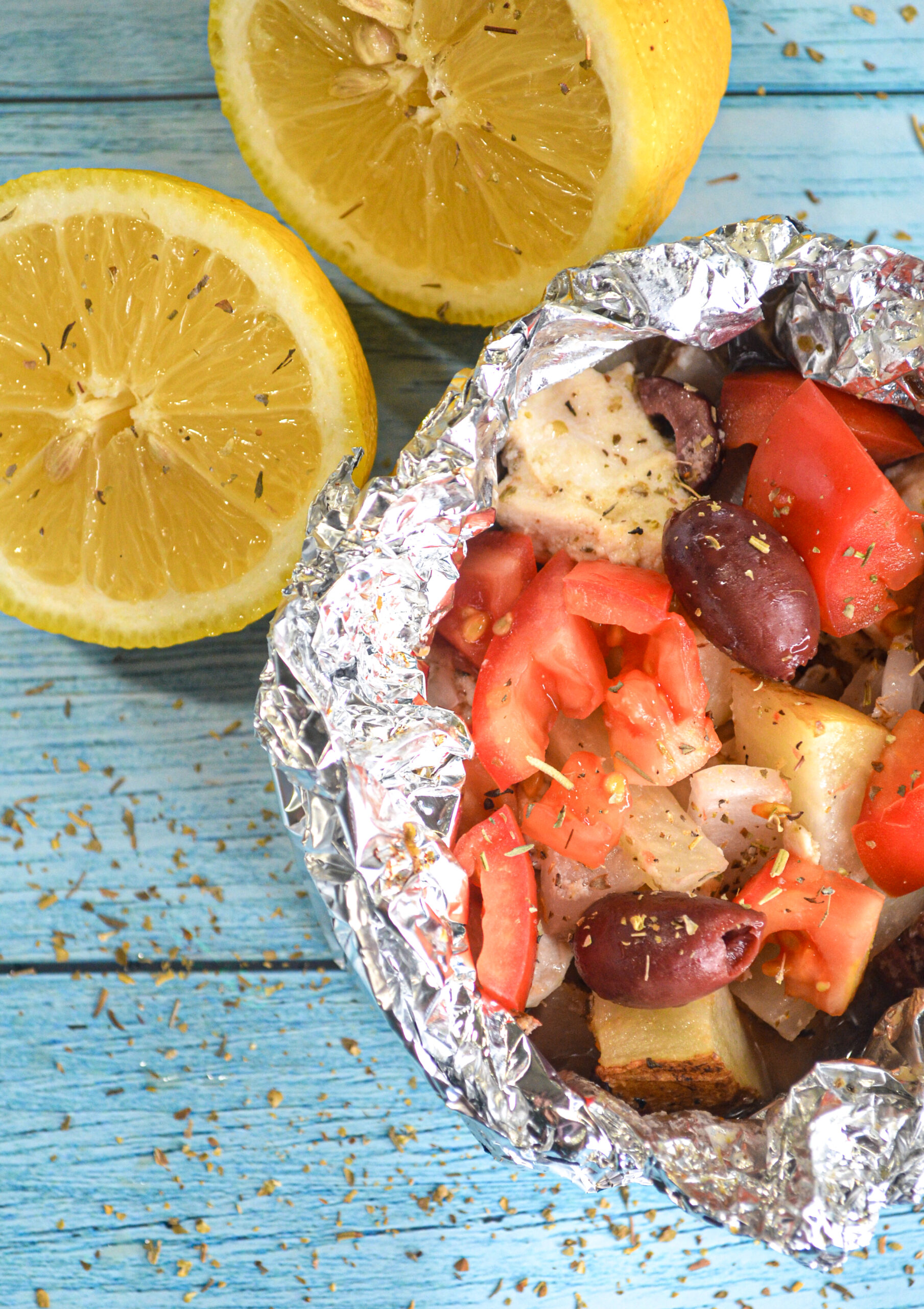 Mediterranean Grill Delight: Easy Foil Packet Feast - Anne Till 