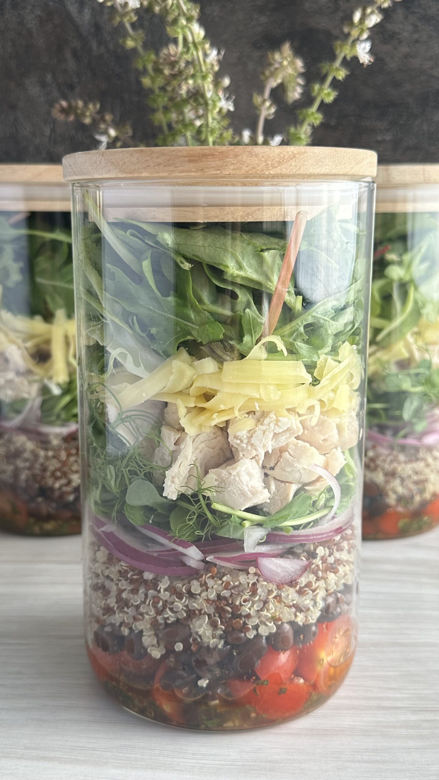 tex mex salad jar